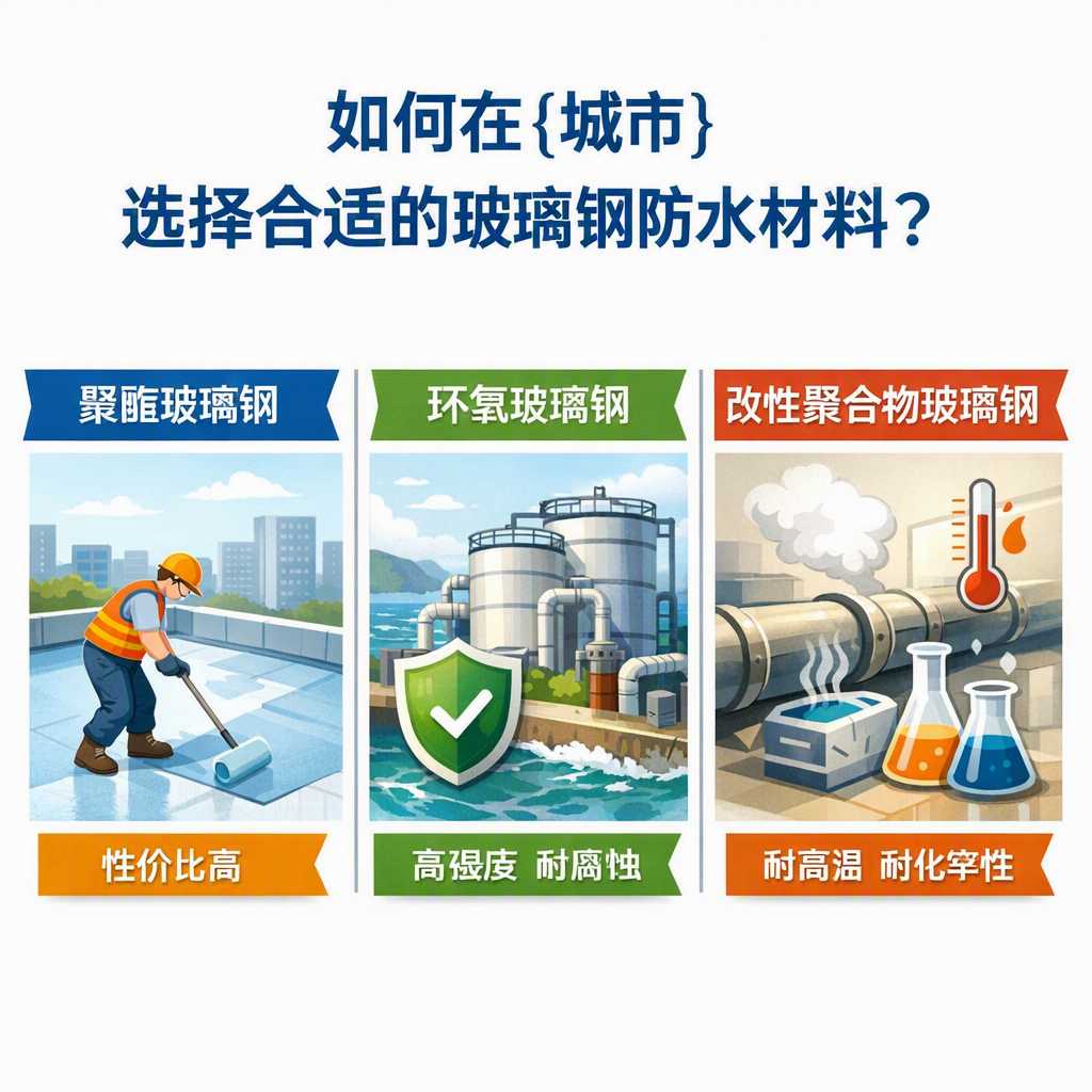 如何在呼伦贝尔选择合适的玻璃钢防水材料？