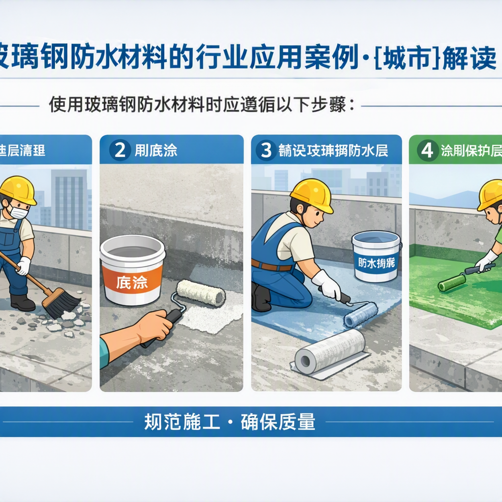 玻璃钢防水材料的行业应用案例，呼伦贝尔解读